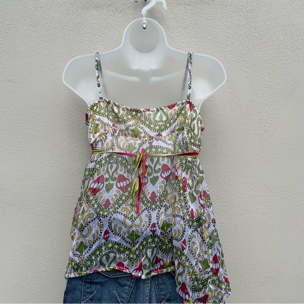 Tramp Multicolor Patterned Camisole - Picture 2 of 6